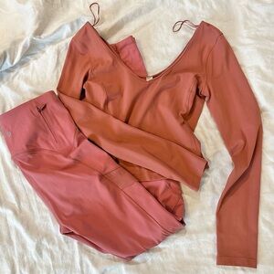 Lululemon Mauve Pink Set